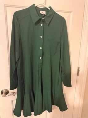 tuckernuck green polly dress Green Dupioni Mollie Dress by Tuckernuck